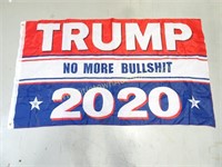 Trump 2020 No More BS Flag 60" x 35"