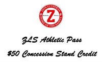 Athletic Season Pass + $50 Concession Stand Credit