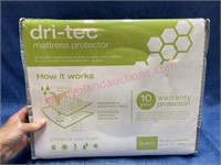 New queen Dri-tech mattress cover (retail $99.99)