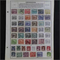 Czechoslovakia Stamps mostly Used collection to 19