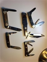 5 knives Case XX SS, NKCA, Boker