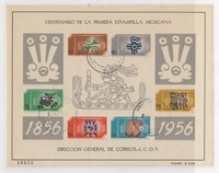 Mexico Stamps #896a, C234a Used Souvenir S CV $145