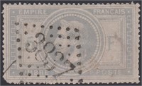 France Stamp #37 Used Type I with thins CV $750