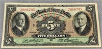 1935 Bank of Nova Scotia 5 dollar note, Banque de