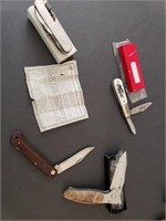 4 knives Barlow, Hanig, Jaguar