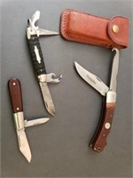 3 knives Circle Remington