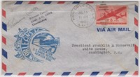 US Stamps 1941 Cover from FDR Collection, with Jac