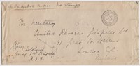 Great Britain 1891 Boer War Field Cover, posted fr