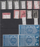 US Newspaper Stamps Used and Mint on Vario page 18