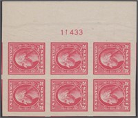US Stamps #534 Mint NH Plate Block of 6 CV $200