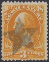 US Stamps #O95 Used with Star Fancy Cancel CV $150