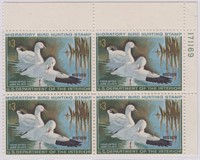 US Stamps #RW37 Mint NH Plate Block of 4 CV $280