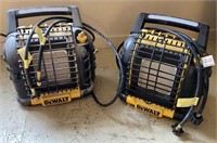 Pair of DeWalt Portable Heaters