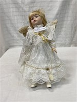 Porcelain angel doll authentic collectible