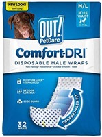 OUT! Pet Care Disposable Male Dog Diapers M/L
