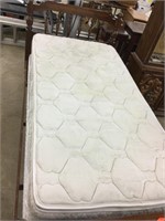 Twin size bed with mattress and box spring