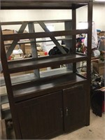 Custom made cabinet with desk that slides out and