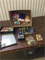 Miscellaneous toys, games, and books