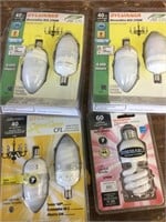 Large lot of decorative light bulbs and other