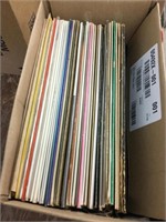 Box of classical music records