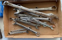 Box assorted wrenches - some Craftsman