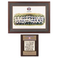 Framed Chicago Cubs 1900-1999 All Century Team Lit