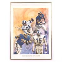Los Angeles Rams Fearsome Foursome Autographed Lit