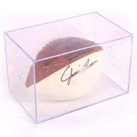 Jim Brown Autographed White Panel NFL Tagliabue Fo