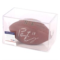 Peyton Manning Autographed Football PSA/DNA