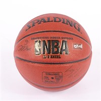 2007-08 Indiana Pacers Team Signed Basketball