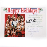 Jim Kelly Autographed Christmas Card to Donald Tru