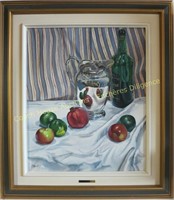 Francoise Pascals (1945-) oil on canvas, huile