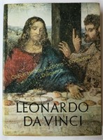 Leonardo Da Vinci hard cover book, Livre à