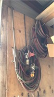 Oxy acetylene torch hose kits w/ wand & gauges