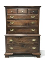 Ethan Allen vintage wood tallboy dresser