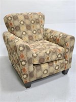 Retro pattern newer arm chair