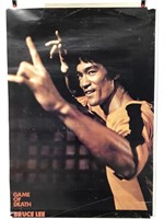 Vintage game of death Bruce lee movie poster