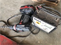 Battery Charger and Cordless Drill