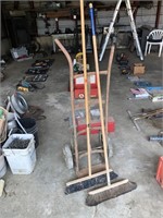 Dolly Cart and Brooms