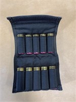 Shotgun shell pouch w/ shells