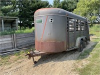 Keifer Built Bumper Pull Livestock Trailer