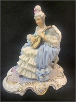 Dresden, Victorian Woman Playing Mandolin