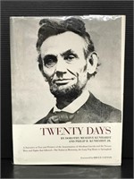 "Twenty Days" hardcover Abraham Lincoln book