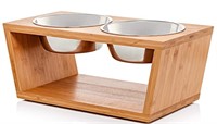 Pawfect Pets Elevated Dog Bowl Stand- 7"