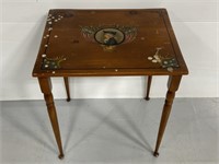 Vintage handpainted George Washington table