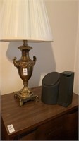 Brass lamp and Remstar choice CPAP machine