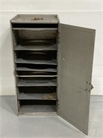 Vintage galvanized crescent cabinet pie safe