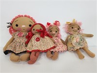 Signed Amy Noe vintage dolls