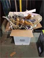 Box lot of various hangers