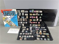 Stamp Collection w/Album -start a new hobby